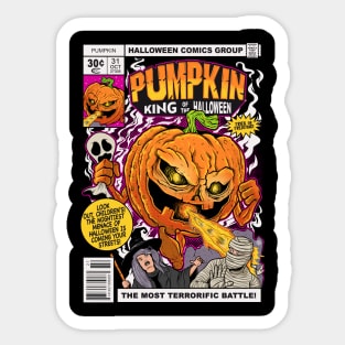 PUMPKIN KING OF THE HALLOWEEN Sticker